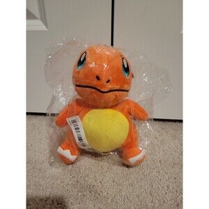 Tomy Pokemon Charmander 8" Stuffed Animal Orange Plush Toy Nintendo NWT